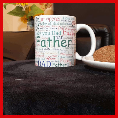Gifts Actually - Fathers Day Mug \ Dad Word Cloud Mug