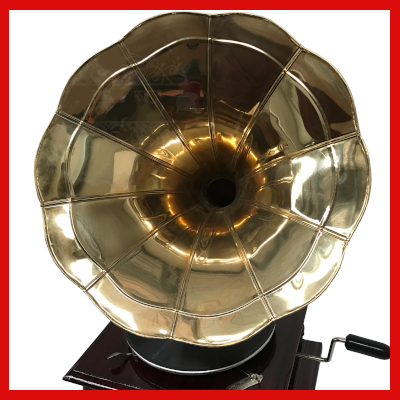 Gifts Actually - Vintage Gramophone - "His Masters' Voice"  - Horn