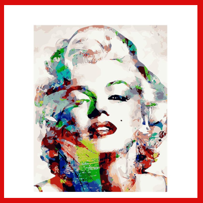 Gifts Actually - Paint By Numbers - Marilyn Monroe (DIY Paint kit)