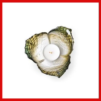 Gifts Actually - Mats Jonasson Crystal Bowl- Folia Autumn Leaf (56109)
