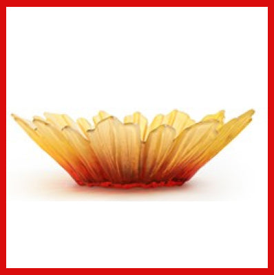 Gifts Actually - Mats Jonasson Crystal Bowl- Sunflower (56114)
