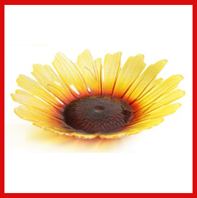Gifts Actually - Mats Jonasson Crystal Bowl- Sunflower (56115)