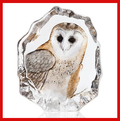 Gifts Actually - Mats Jonasson Crystal - Barn Owl  (34200)