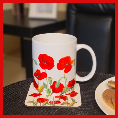 Gifts Actually - Mug - Poppy design