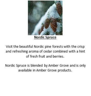 Gifts Actually - Soy Wax Canlde - Amber Grove - Tree (White)  - Nordic Spruce