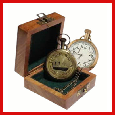 Gifts Actually - Pocket Watch - RMS Titanic (Brass finish)