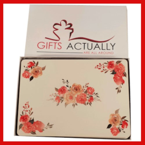 Gifts Actually - Placemat - Floral Collection - Rose design