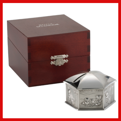 Gifts Actually - Royal Selangor Pewter- Rainy Day Money Box (Gift Box)