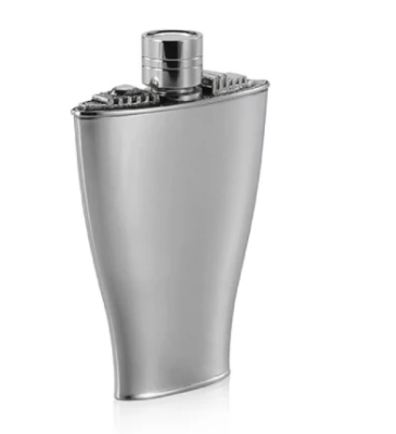 Gifts Actually - Royal Selangor Pewter - Shipflask Hip Flask in Wooden Gift Box