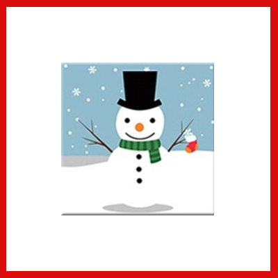 Gifts Actually - Paint By Numbers Kids - (DIY Paint kit) - Snowman
