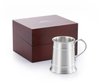 Gifts Actually - Royal Selangor - Straight Sided Tankard in Wooden Gift Box