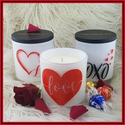 Gifts Actually - Amber Grove Soy Wax Candle - Valentine's Day Soy Wax Candle Collection